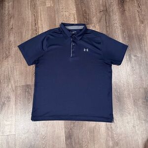 Under Armour Men's Navy Polo Shirt, size 2XL